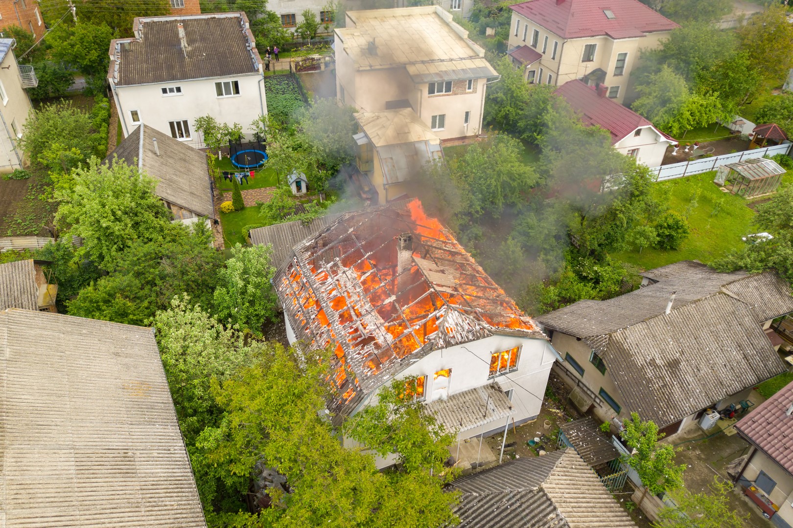 aerial view of a house on fire with orange flames 2026 01 07 02 08 06 utc Large